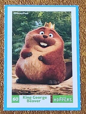Loblaws Disney Stickers - 60 King George Beaver - MAKE A BUNDLE!!